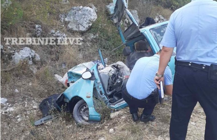 Тешка саобраћајна незгода на путу Љубиње -Требиње: Погинули жена и мушкарац