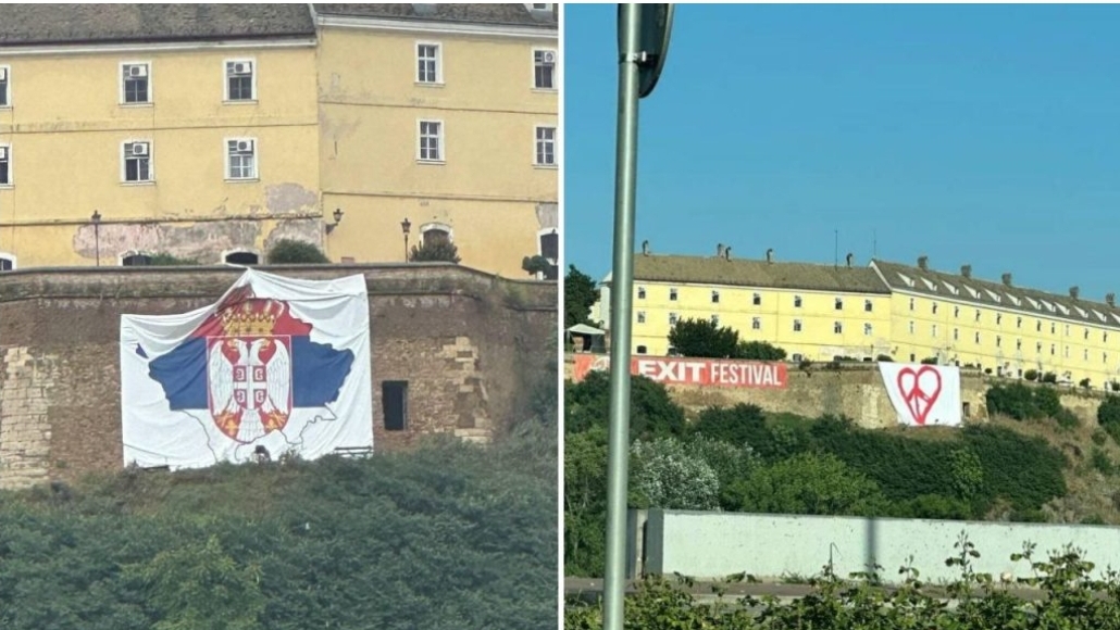 Уклоњена застава Косова и Метохије: Срамни потез на отварању манифестације “Exit“ у Новом Саду